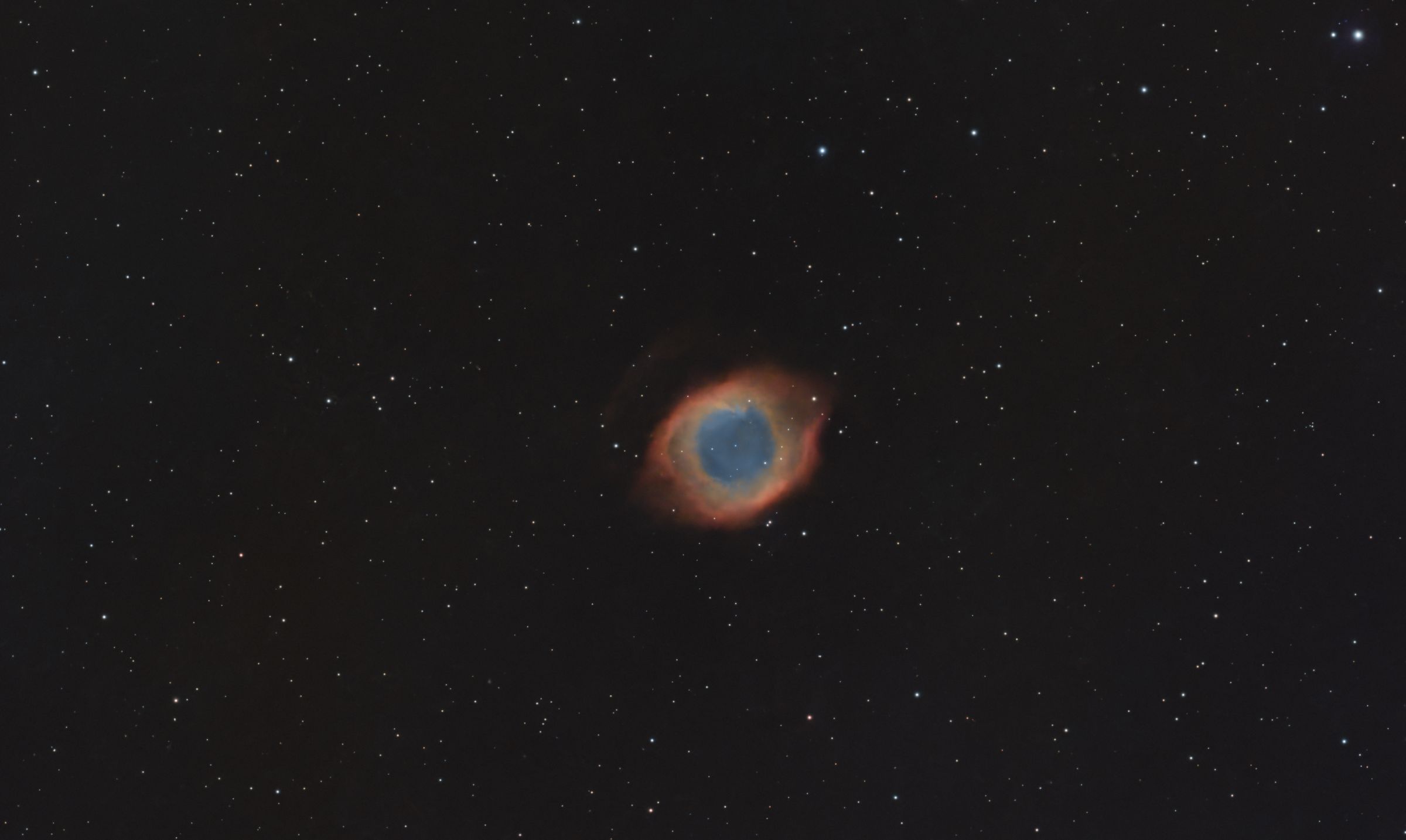 The Helix Nebula photographed by Wayne Zuhl