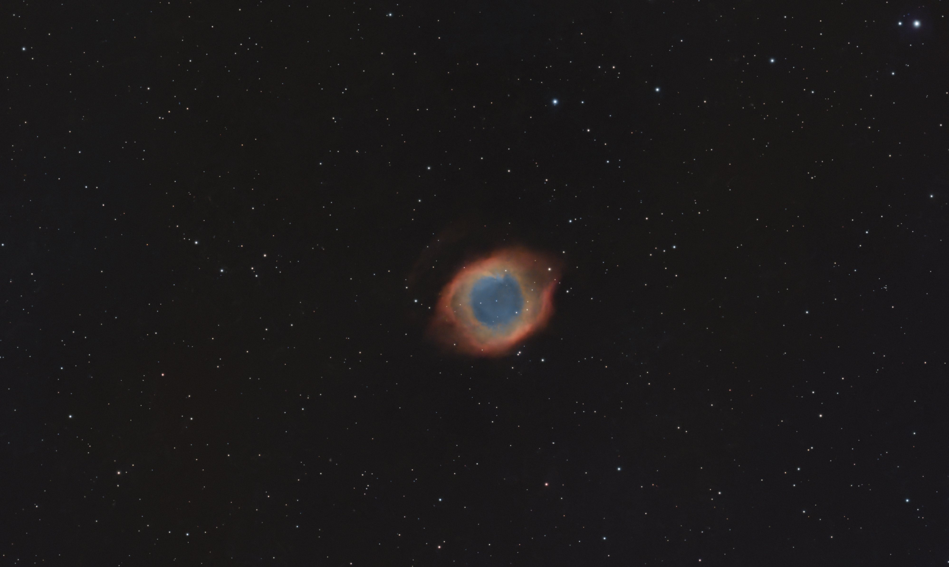 The Helix Nebula photographed by Wayne Zuhl